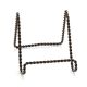 Easel Stand 6 Inches Twisted Wire Black