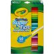 Crayola Super Tips Washable Markers Assorted Colors 1 Pack of 50 Pieces