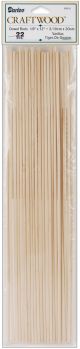 Unfinished Natural Wood Dowel Rods 12 Inches Natural 0.125 Inches