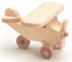 Wood Model Kit Airplane 4.125 X 2.375 Inches
