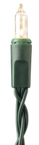 DecoLights Light Set Bulbs 32 foot Green Cord
