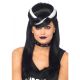 Leg Avenue Women s Frankie Bouffant Wig Black White One Size