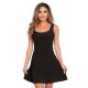 Leg Avenue Basic Skater Style Women s Adult Costume Dress Black Small