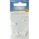 French Earwire Rubber Earring Backs White