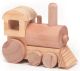 Wood Model Kit Train Engine 4.5 X 1.75 Inches