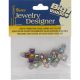 Antique Cross Charms with Rhinestone Silver 3Per Pkg