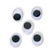 Paste On Eyes Movable Black Oval 10Mm
