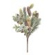 Christmas Decoration Flocked Pine Bush 10 x 20.5 inch 