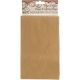 Kraft Paper Sack Natural 4.25 X 2.75 X 8.5 Inches