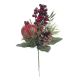 Pomegranate And Pinecone Pick Red 3 X 6.5 Inches