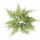 Fern Candle Ring Glitter Green 8 X 3.5 Inches