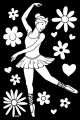 Color In Velvet Poster 6 X 9 Inches Ballerina