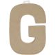 Paper Mache Letter G 8 X 5.5 Inches 8X5.5 Inch