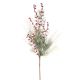 Frosted Pine Spray With Berries 7 X 28 Inches