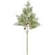Christmas Decoration Cypress Green Pine pick with Flower 39 Inch