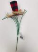 Ceramic Wing Ornament White 3.58 In 1Pc