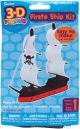 Foam Kit Pirate Ship 8 Inches