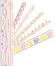 Itsy Bitsy Baby Girl Adhesive Borders 12 inches
