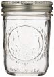 Darice Ball Mason Jar with Lid  Wide Mouth  8 oz