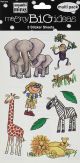 Me And My Big Ideas 4.5 X 6 Inches Minis Stickers Safari Animals