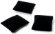 Jewelry Display Pillows 3.25 X 3.25 X 1 Inches Bla
