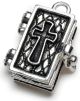 Prayer BoX metal Charm Bible Antique Silver