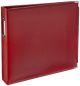 We R Classic Leather D Ring Album 12 X 12 Inches Real Red