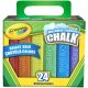 Crayola Washable Sidewalk Chalk Assorted Colors 1 Pack of 24 Pieces