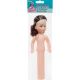 Tissue Paper Doll Brown Hair 10 Inches