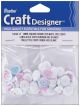 Cupped Sequins White Iridescent 8mm?