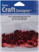 Cupped Sequins Red 8mm?