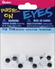 Paste On Wiggle Eyes 10mm Black