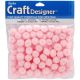 Acrylic Pom Poms Light Pink 0.5 Inch