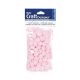 Acrylic Pom Poms Light Pink 0.25 Inches
