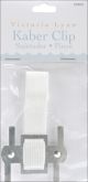 Wristlet Kaber Clip White Elastic