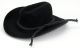 Cowboy Hat with Rope Trim 1.25 Inches Black
