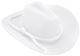 Cowboy Hat with Rope Trim 1.25 Inches White