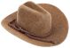 Cowboy Hat with Rope Trim 1.25 Inches Brown