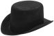 Stiffened Felt Top Hat 5.5 Inches Black