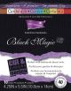 Cut and Emboss Cardstock Pad 4.25 X5.5 Inches Black magic