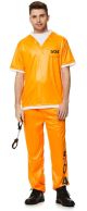 Karnival Costumes 2pc Convict Orange S