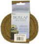 Burlap Ribbon Natural Sewn Edge 2.5 Inches X 10 Yards