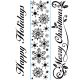 Seasonal Theme Embossing Folder Borders 1.5 X 5.75 Inches