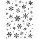 Embossing Folder Snowflake Background 5 X 7 Inches