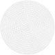 Plastic Canvas Shapes Circles 4.25 Inches Clear