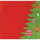 Scrapbook Paper 3D Christmas tree and ornaments 12 X 12 Inches 1.38
