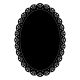 Embossing Folder Oblong Doily 4.25 X 5.75 Inches
