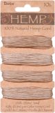 Hemp Cord Set Assorted Natural Colors 168 feet 170 feet