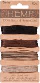Hemp Cord Set Assorted Earthy Colors 170 feet