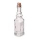 Darice Glass Bottle Square Clear 5 inches